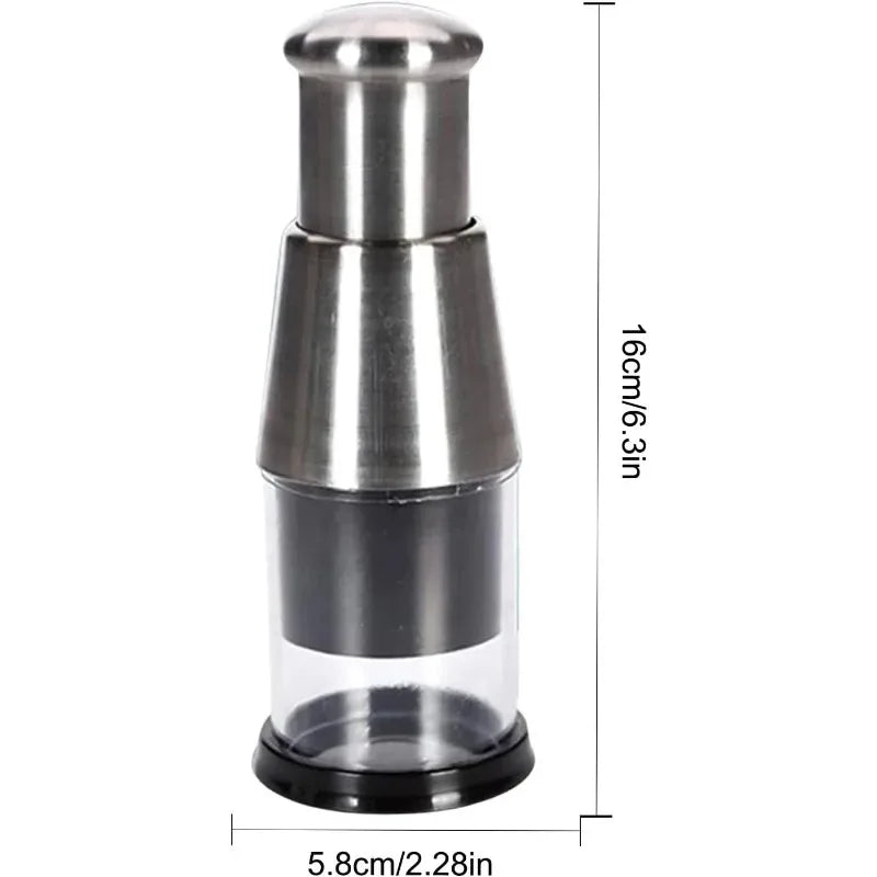 Manual Stainless steel Garlic and vegetable crusher for kitchen Cooking